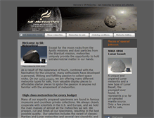 Tablet Screenshot of meteoriten.com